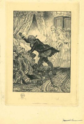 Pierre Georges Jeanniot, After the Duel, Etching, 1920s-ZCI-1437122