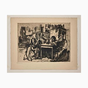 Pierre Georges Jeanniot, Drinkers, Etching, 1914-ZCI-2025341