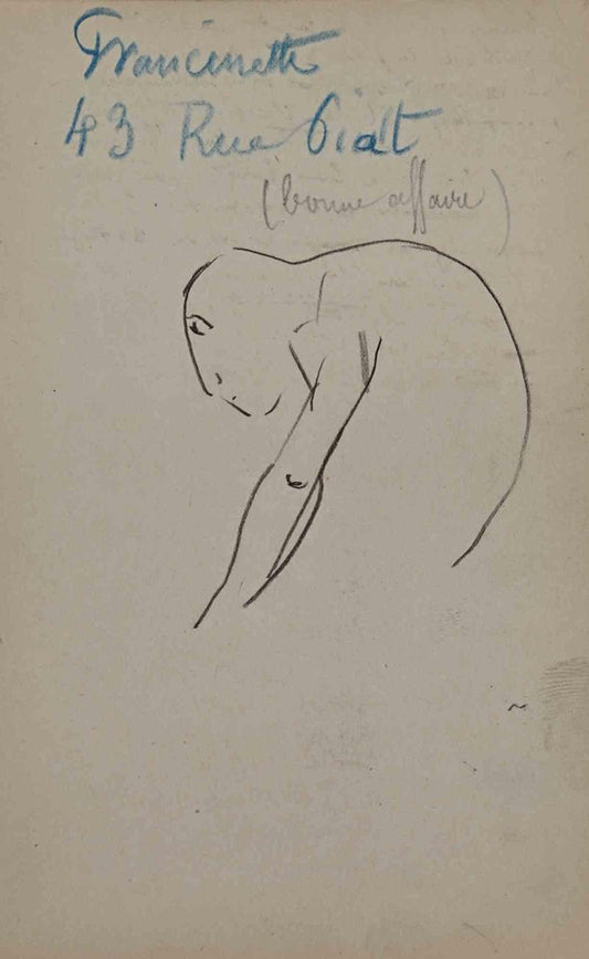 Pierre Georges Jeanniot, Figure, Original Drawing, Early 20th-Century