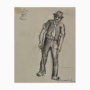 Pierre Georges Jeanniot, Figure, Original Drawing, Early 20th Century-ZCI-1318050