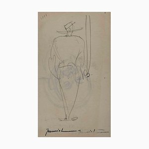 Pierre Georges Jeanniot, Figure, Original Drawing, Early 20th Century-ZCI-1318047