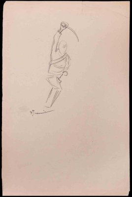 Pierre Georges Jeanniot, Figures, Original Drawing, Early 20th-Century-ZCI-1329499