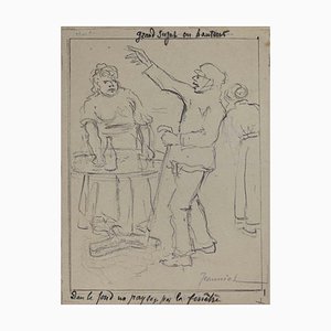 Pierre Georges Jeanniot, Figures, Original Drawing, Early 20th-Century-ZCI-1326695