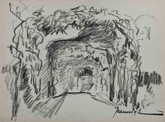 Pierre Georges Jeanniot, Landscape, Original Drawing, Early 20th-Century-ZCI-1318146