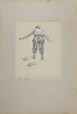 Pierre Georges Jeanniot, Study for the Débacle, Drawing, Late 19th-Century-ZCI-1229841