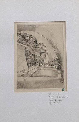 Pierre Guastalla, Storm, Mid-20th Century, Etching-ZCI-810770