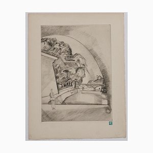 Pierre Guastalla, Storm, Mid-20th Century, Etching-ZCI-810770