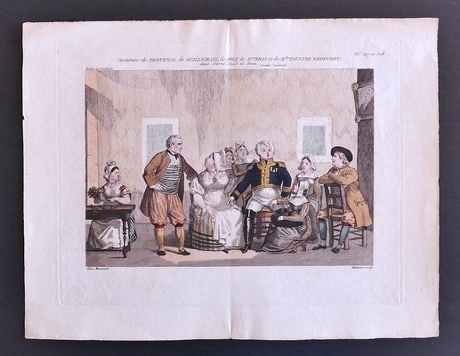 Pierre Maleuvre, Theatre of Vaudeville, Lithograph, Late 18th Century-ZCI-907375