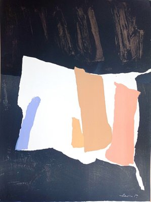 Pierre Pallut, Abstract Composition, 1972, Lithograph-NRC-1397477