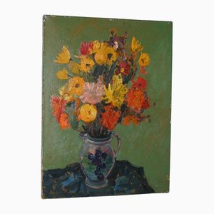 Pierre Wittmann, Bouquet of Flowers, 20th-Century, Oil on Canvas-TEP-1234716