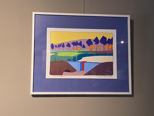 Pierre Wittmann, Golf de Mougin, 1978, Artwork on Paper, Framed