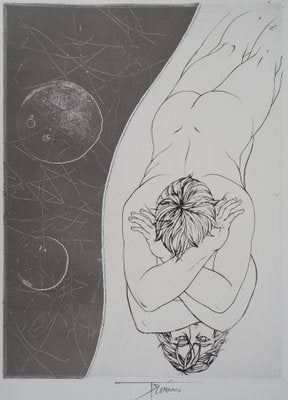 Pierre-Yves Trémois, The Dreamer, Etching-KHH-1218801