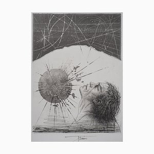 Pierre-Yves Trémois, The Solar Explosion, Original Etching-KHH-1200723