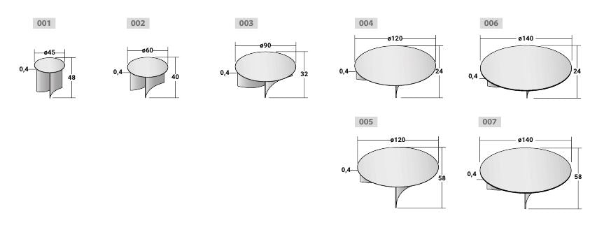 PIERRE - Round metal coffee table