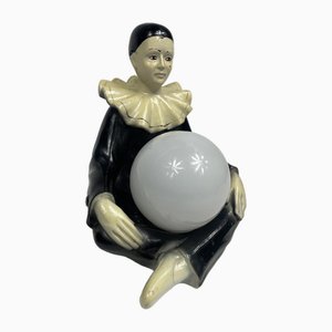 Pierrot Lamp in Ceramic, 1960s-GKM-1807263