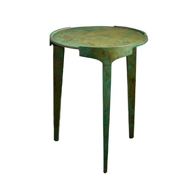 Hero - Round Coffee Table by Piet Boon #green brass