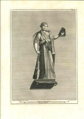 Pietro Campana, Ancient Roman Statue, Etching, 18th-Century-ZCI-1163266