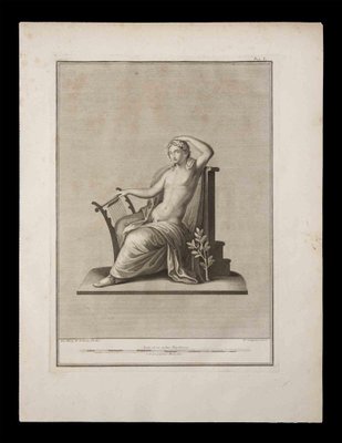 Pietro Campana, Ancient Roman Statue, Etching, 18th-Century-ZCI-1162946