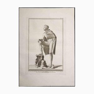 Pietro Campana, Ancient Roman Statue, Original Etching, 18th Century-ZCI-1379407