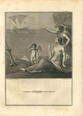 Pietro Campana, Antiquities of Herculaneum, Original Etching, 18th Century-ZCI-2025070