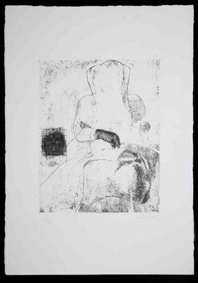 Pietro Guccione, The Figure, Original Etching and Drypoint, 1964-ZCI-1163368