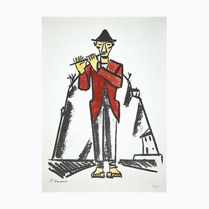 Pietro Morando, Piper, Original Lithograph, 1960s-ZCI-2024809