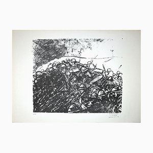 Pietro Morando, The Wave, Original Lithograph, 1950s-ZCI-2024818