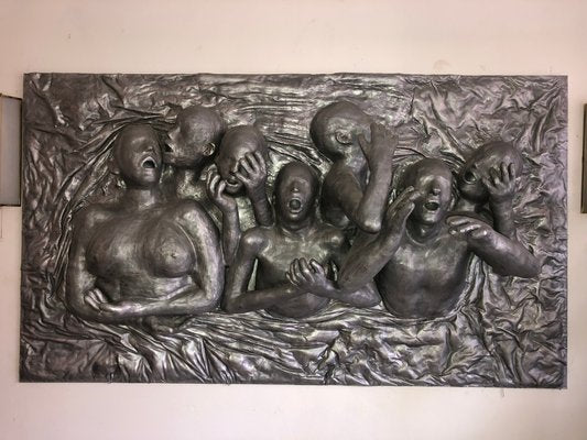 Pilgrim, Relief Wall Sculpture, 1960s-QVR-1092187