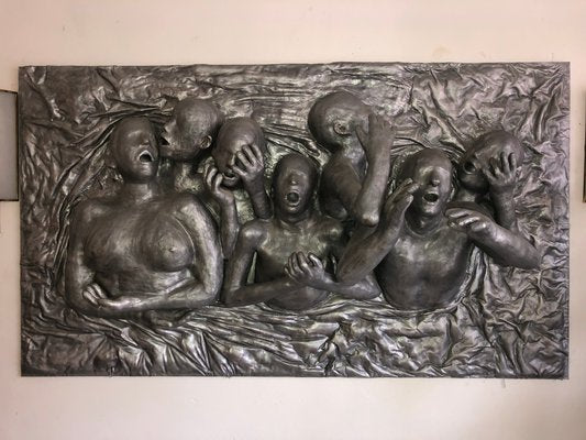 Pilgrim, Relief Wall Sculpture, 1960s-QVR-1092187