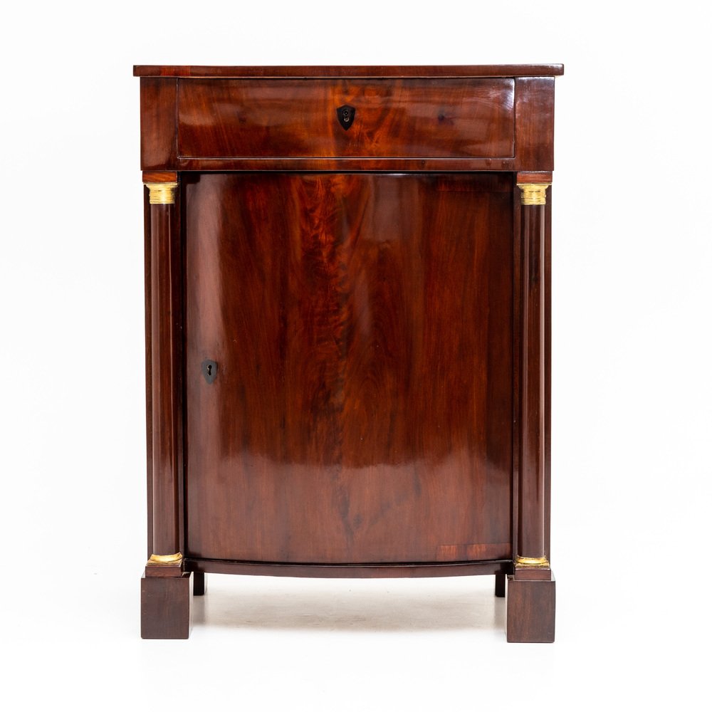 Pillar Cabinet in Mahogany & Brass, 1820s-VEI-1364490