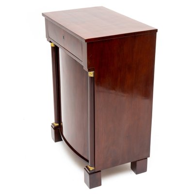 Pillar Cabinet in Mahogany & Brass, 1820s