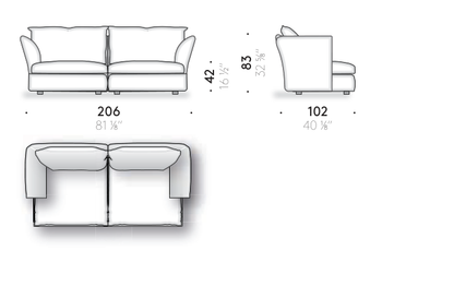PILLOW 20 206cm 도면