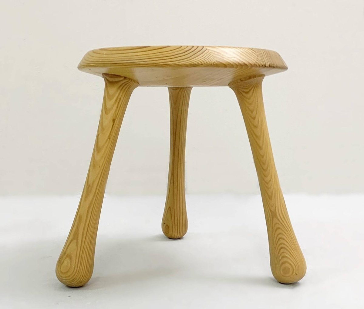 Pin Lacquered Milking Stool by Ingvar Kamprad for the Vip Habitat Series