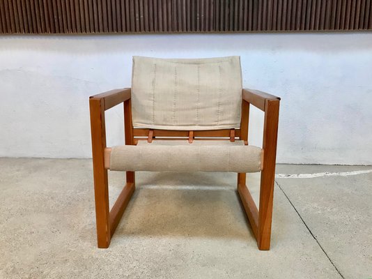 Pine and Canvas Diana Safari Chairs by Karin Mobring for Ikea, 1970s, Set of 2-JP-965011