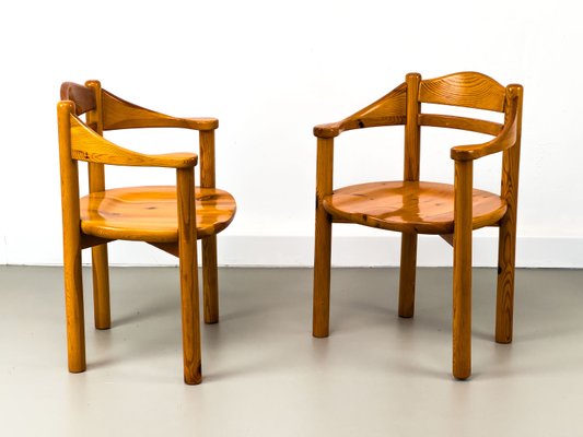 Pine Armchairs in the style of Rainer Daumiller, 1970s-QEQ-2035652