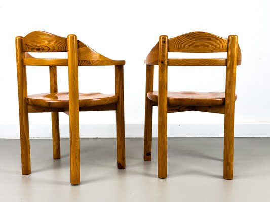 Pine Armchairs in the style of Rainer Daumiller, 1970s-QEQ-2035652