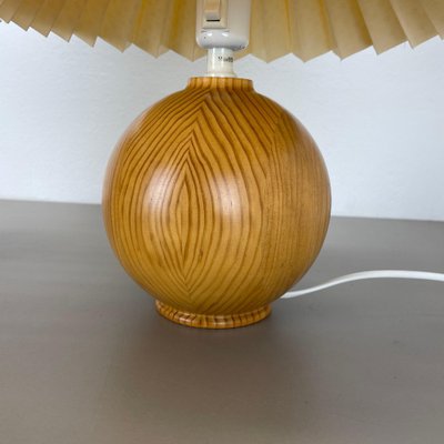 Pine Ball Table Lights, Sweden, 1970s, Set of 2-QZ-1822397