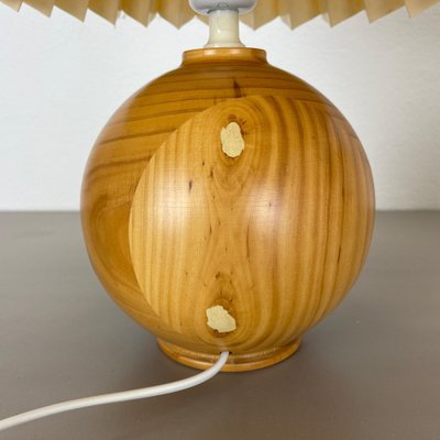 Pine Ball Table Lights, Sweden, 1970s, Set of 2-QZ-1822397