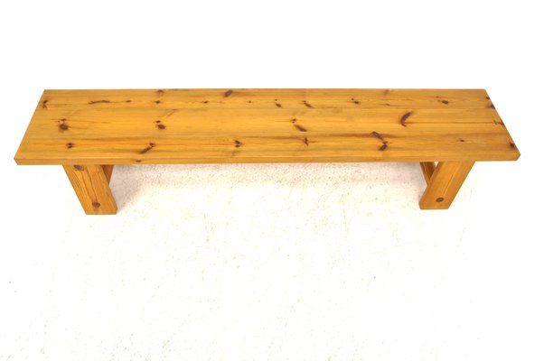 Pine Bench, Sweden, 1970s-GEK-1424579