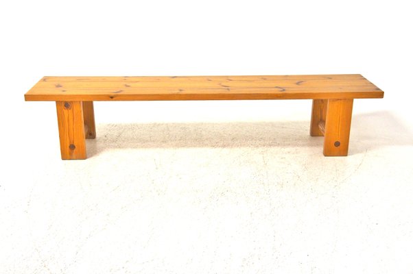 Pine Bench, Sweden, 1970s-GEK-1424579