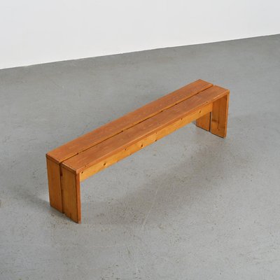 Pine Benches by Charlotte Perriand, 1970s, Set of 2-GJR-2023443