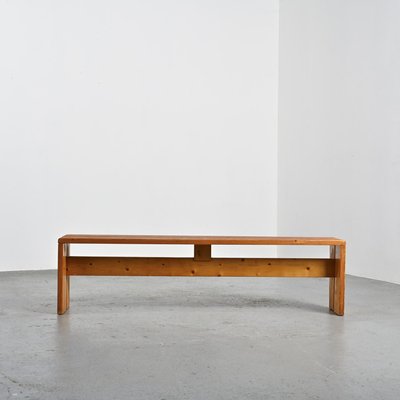 Pine Benches by Charlotte Perriand, 1970s, Set of 2-GJR-2023443