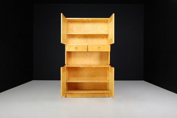 Pine Cabinet by Le Corbusier for Arcs, France, 1970s-TRW-1802556