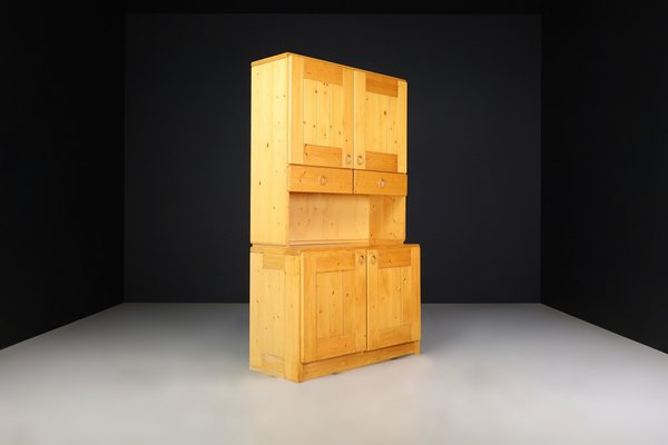 Pine Cabinet by Le Corbusier for Arcs, France, 1970s-TRW-1802556