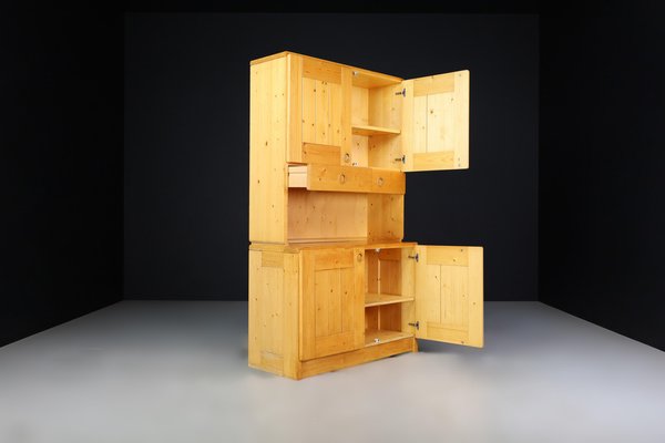 Pine Cabinet by Le Corbusier for Arcs, France, 1970s-TRW-1802556