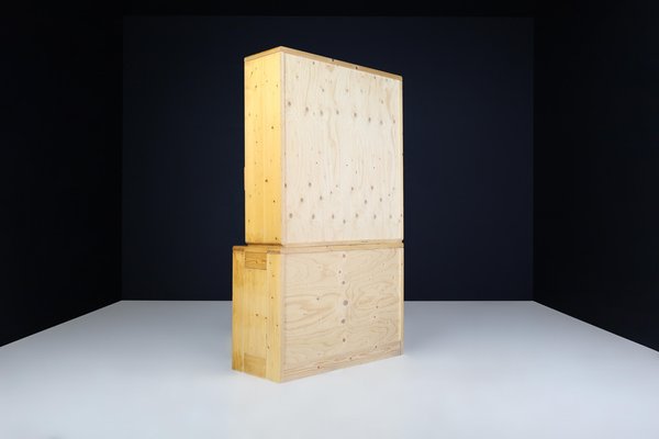 Pine Cabinet by Le Corbusier for Arcs, France, 1970s-TRW-1802556