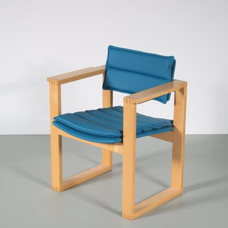 Pine Chair by Ate Van Apeldoorn for Houtwerk Hattem, Netherlands, 1960s-DV-1409893