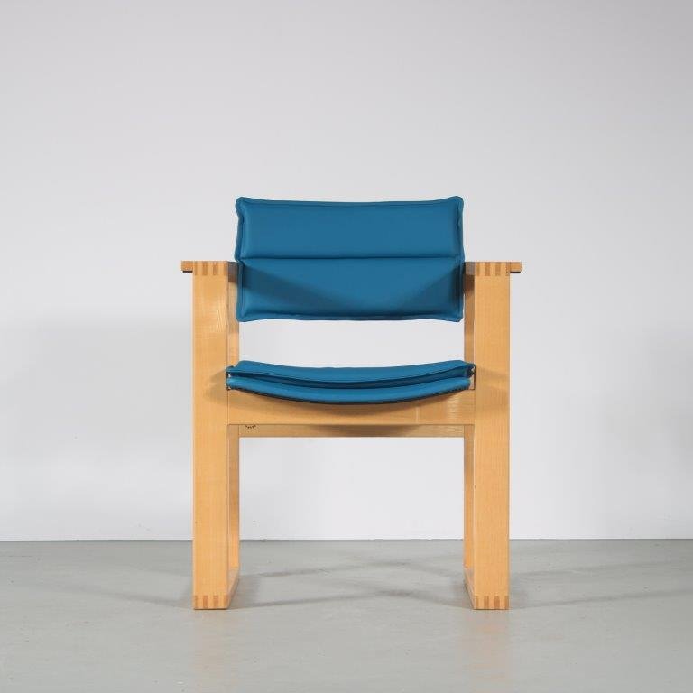 Pine Chair by Ate Van Apeldoorn for Houtwerk Hattem, Netherlands, 1960s-DV-1409893