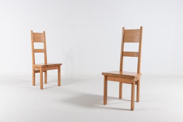 Pine Chairs by Roland Wilhelmsson for Karl Andersson & Söner, Sweden, 1960s, Set of 6-KMC-1120319