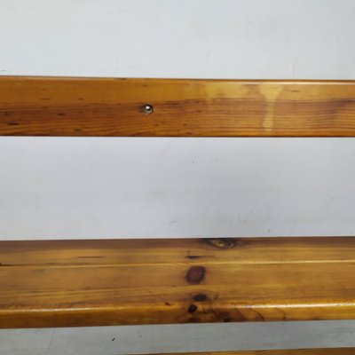 Pine Chalet Wall Shelf, 1970s